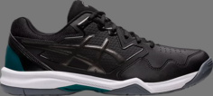 Кроссовки gel dedicate 7 &apos;black gunmetal&apos; Asics, черный