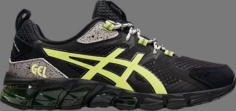 Кроссовки gel quantum 180 6 &apos;black glow yellow&apos; Asics, черный