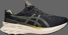 Кроссовки novablast 2 sps &apos;black olive canvas&apos; Asics, черный