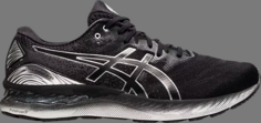 Кроссовки gel nimbus 23 platinum &apos;black pure silver&apos; Asics, черный