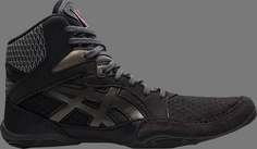 Кроссовки snapdown 3 gs &apos;black gunmetal&apos; Asics, черный