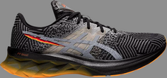 Кроссовки novablast &apos;pixel noise - sheet rock&apos; Asics, черный