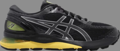 Кроссовки gel nimbus 21 wide &apos;lemon shark&apos; Asics, черный