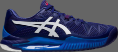 Кроссовки gel resolution 8 &apos;dive blue&apos; Asics, синий