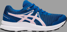 Кроссовки contend 7 gs &apos;lake drive barely rose&apos; Asics, синий