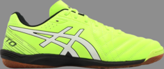 Кроссовки calcetto wd 8 2e wide &apos;safety yellow&apos; Asics, желтый
