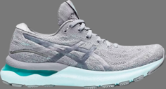 Кроссовки wmns gel nimbus 24 mk &apos;sheet rock&apos; Asics, серебряный