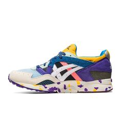 Кроссовки gel lyte 5 &apos;re:material - purple yellow&apos; Asics, многоцветный