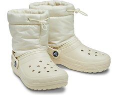 Сапоги Classic Lined Neo Puff Boot Crocs, кость