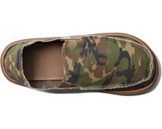 Лоферы Vagabond Sidewalk Surfer Camo Sanuk, лесной камуфляж