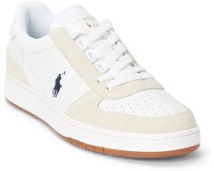 Кроссовки Court Low-Top Sneaker Polo Ralph Lauren, белый