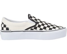 Кроссовки Classic Slip-On Platform Vans, черный