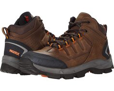 Ботинки 5&quot; Cobalt Hiker Steel Toe WORX, коричневый