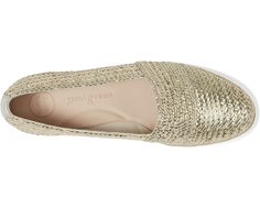 Лоферы Lori Metallic Paul Green, минеральный тканый металлик