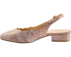 Туфли на каблуках Joselyn Trotters, змеиный металлик из розового золота