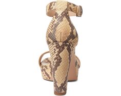 Туфли на каблуках Sylvia Sandal LAUREN Ralph Lauren, пергамент