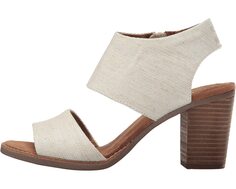 Туфли на каблуках Majorca Cutout Sandal TOMS, натуральный краситель для пряжи