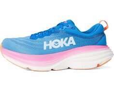 Кроссовки Hoka Bondi 8, небесно-голубой/розовый