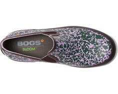Ботинки Patch Slip-On - Spotty Bogs, бургундия мульти