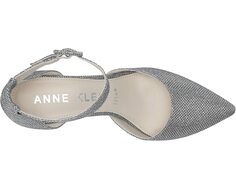 Туфли на каблуках Fabulist Anne Klein, серебряный люрекс
