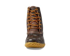 Ботинки Bean Boot 8&quot; Leather Primaloft Flannel Lined L.L.Bean, коричневый L.L.Bean®