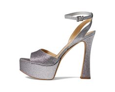 Туфли на каблуках Jenson Platform Sandal MICHAEL Michael Kors, серебряный