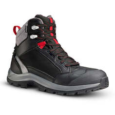Ботинки для походов зимние водонепроницаемые мужские черно-красные SH520 X-WARM Quechua