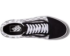 Кроссовки Old Skool Vans, космическая клетка светоотражающая