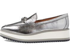 Лоферы Gracelyn Chain Loafer Johnston &amp; Murphy, серебряная металлическая овчина