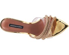 Туфли на каблуках Delanie Rhinestone Mule BCBGMAXAZRIA, прозрачный