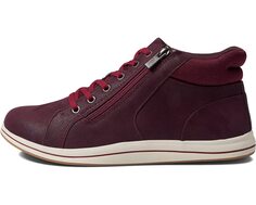 Кроссовки Breeze Glide Clarks, бордовый синтетический