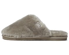 Слипперы Shelly Beach Genuine Shearling Clog FIRESIDE by Dearfoams, мох