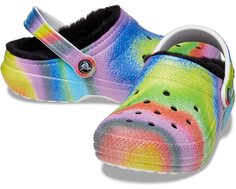 Сабо Classic Lined Tie-Dye Clog Crocs, белый