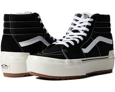 Кроссовки Sk8-Hi Stacked Vans, черный