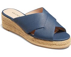 Туфли на каблуках Slotted Sloane Pebbled Espadrille Mid Wedge Jack Rogers, полночь