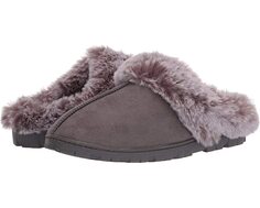 Слипперы Jessica Simpson Women&apos;s Faux Fur Clog - Comfy Furry Soft Indoor House Slippers with Memory Foam Jessica Simpson, серый