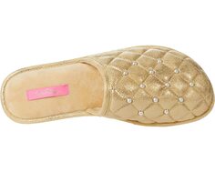 Слипперы Lux Clara Slipper Lilly Pulitzer, золотой металлик