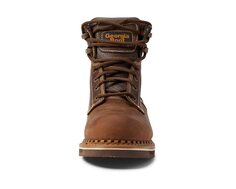 Ботинки 6&quot; Work Leather Comp Toe Georgia Boot, коричневый