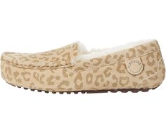 Слипперы Mel Genuine Shearling Moccasin FIRESIDE by Dearfoams, леопард