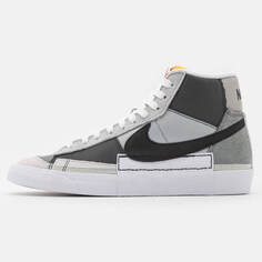 Кроссовки Nike Blazer Mid 77 Pro Club, пыльно-серый/черный/серый