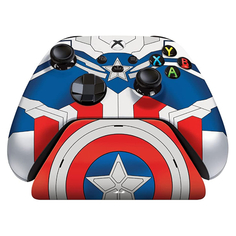 Геймпад Razer для Xbox, ограниченная серия Captain America, беспроводной, с подставкой, разноцветный