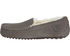 Слипперы Mel Genuine Shearling Moccasin FIRESIDE by Dearfoams, серый