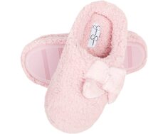 Слипперы Women&apos;s Plush Marshmallow Slide on House Slipper Clog with Memory Foam Jessica Simpson, розовый