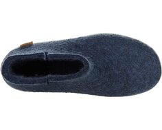 Слипперы Wool Boot Rubber Outsole Glerups, джинсовая ткань