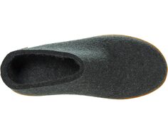 Слипперы Wool Slip-On Rubber Outsole Glerups, лесная