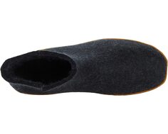Слипперы Wool Boot Rubber Outsole Glerups, древесно-угольный