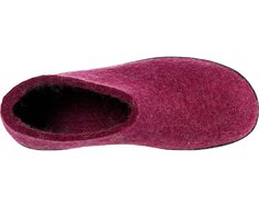 Слипперы Wool Shoe Rubber Outsole Glerups, клюква