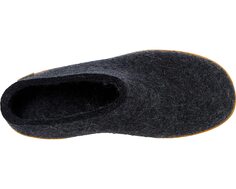 Слипперы Wool Slip-On Rubber Outsole Glerups, древесно-угольный