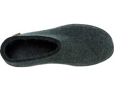 Слипперы Wool Slip-On Rubber Outsole Glerups, лес