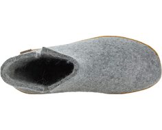 Слипперы Wool Boot Rubber Outsole Glerups, серый
